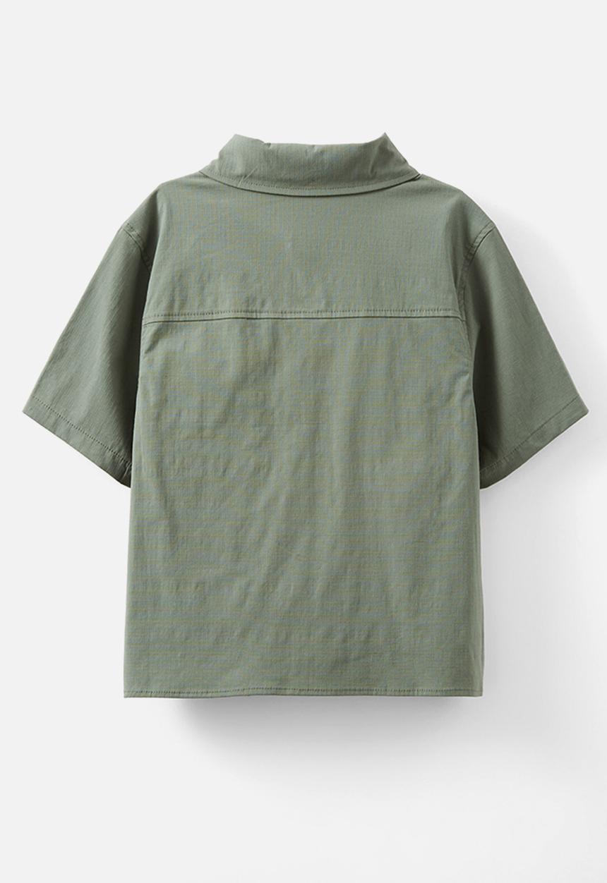 Cotton On - Russell short sleeve shirt - swag green