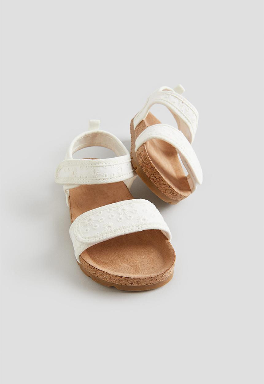 H&M - Ankle strap sandals - white