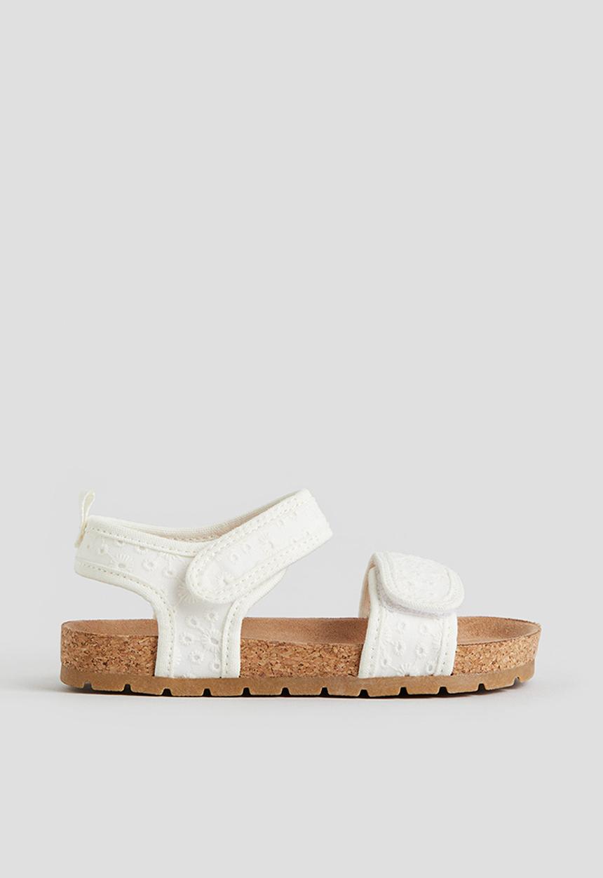 H&M - Ankle strap sandals - white