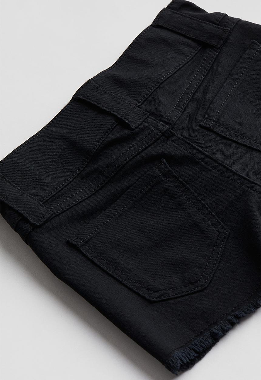 H&M - Twill shorts - black