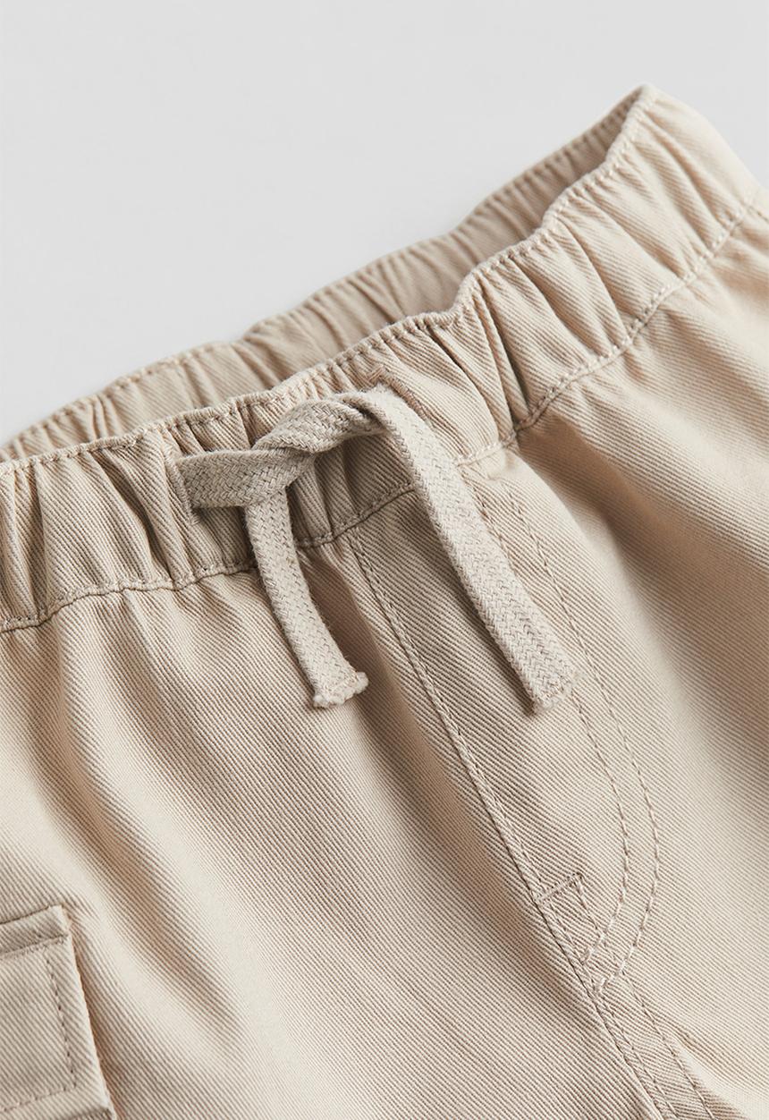 H&M - Cotton cargo shorts - beige
