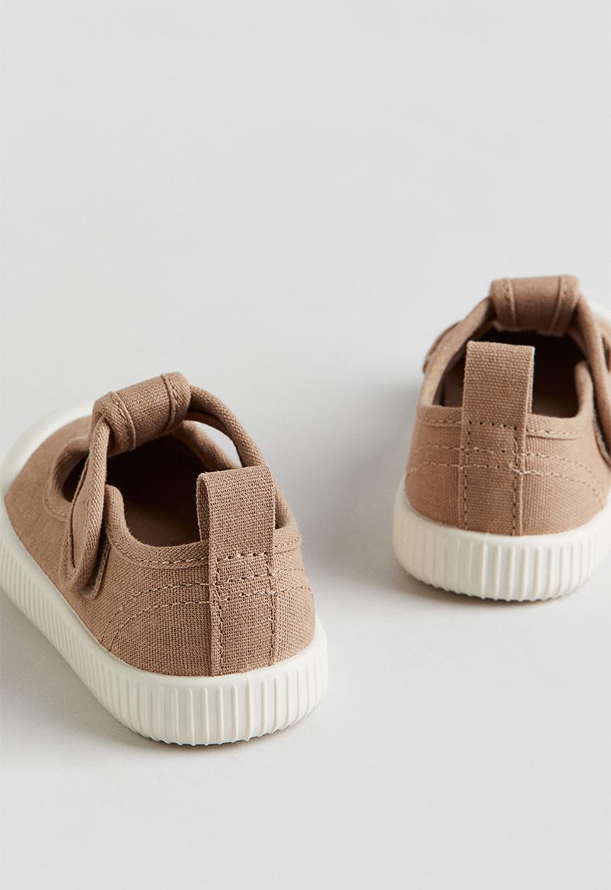H&M - Cotton sandals - light brown 