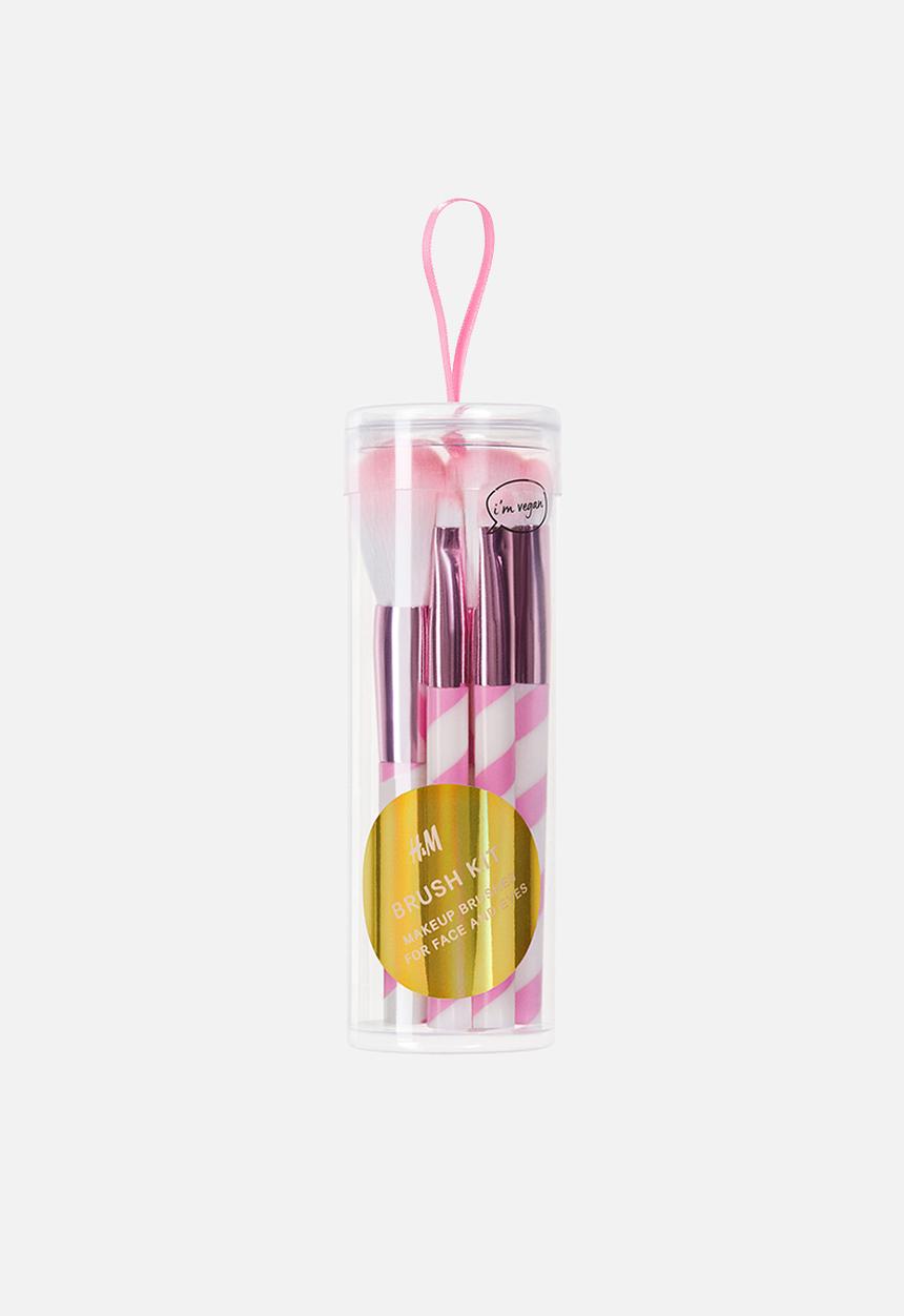 H&M - 5-Pack mini make-up brushes - pink