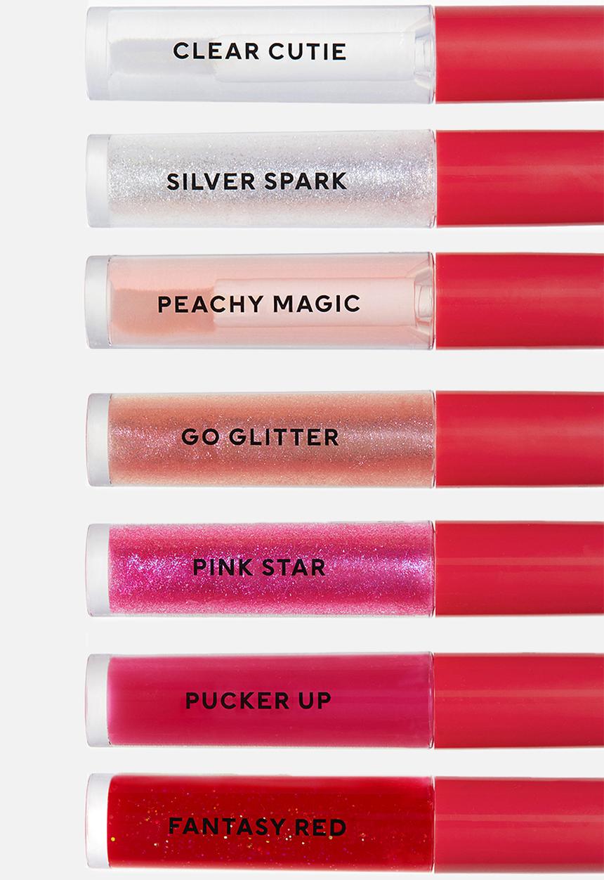 H&M - 7-Pack lip glosses - Pink multi-coloured