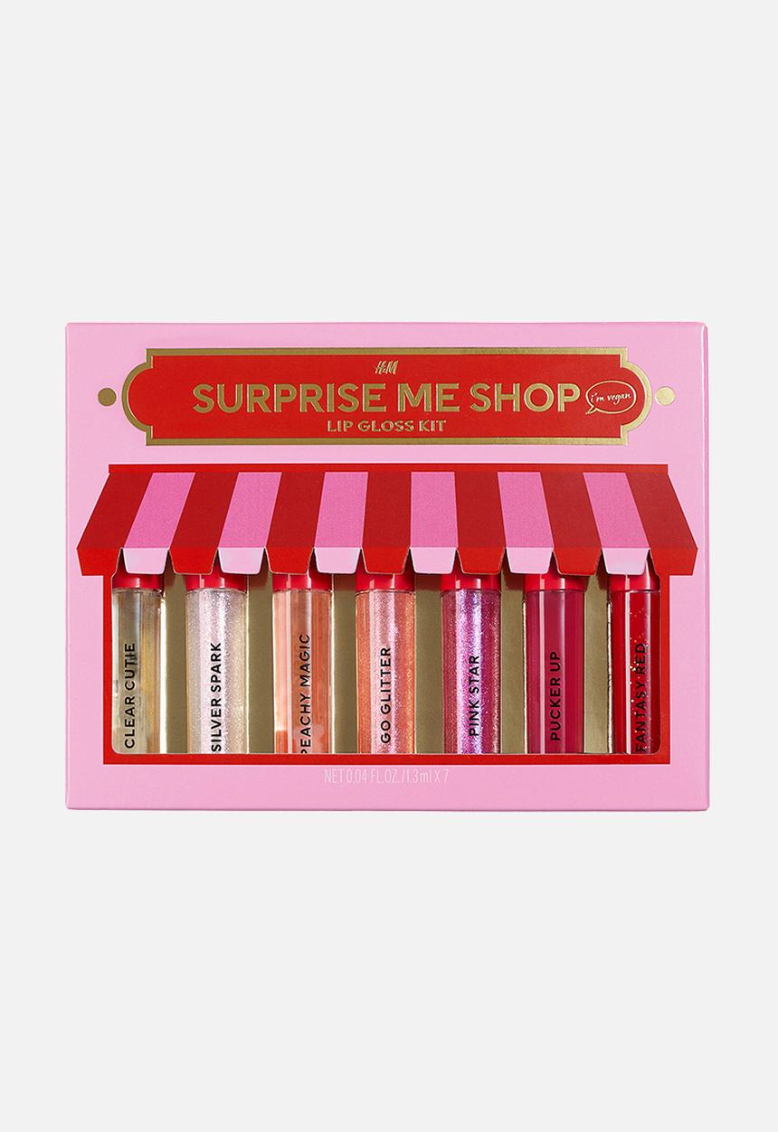 H&M - 7-Pack lip glosses - Pink multi-coloured