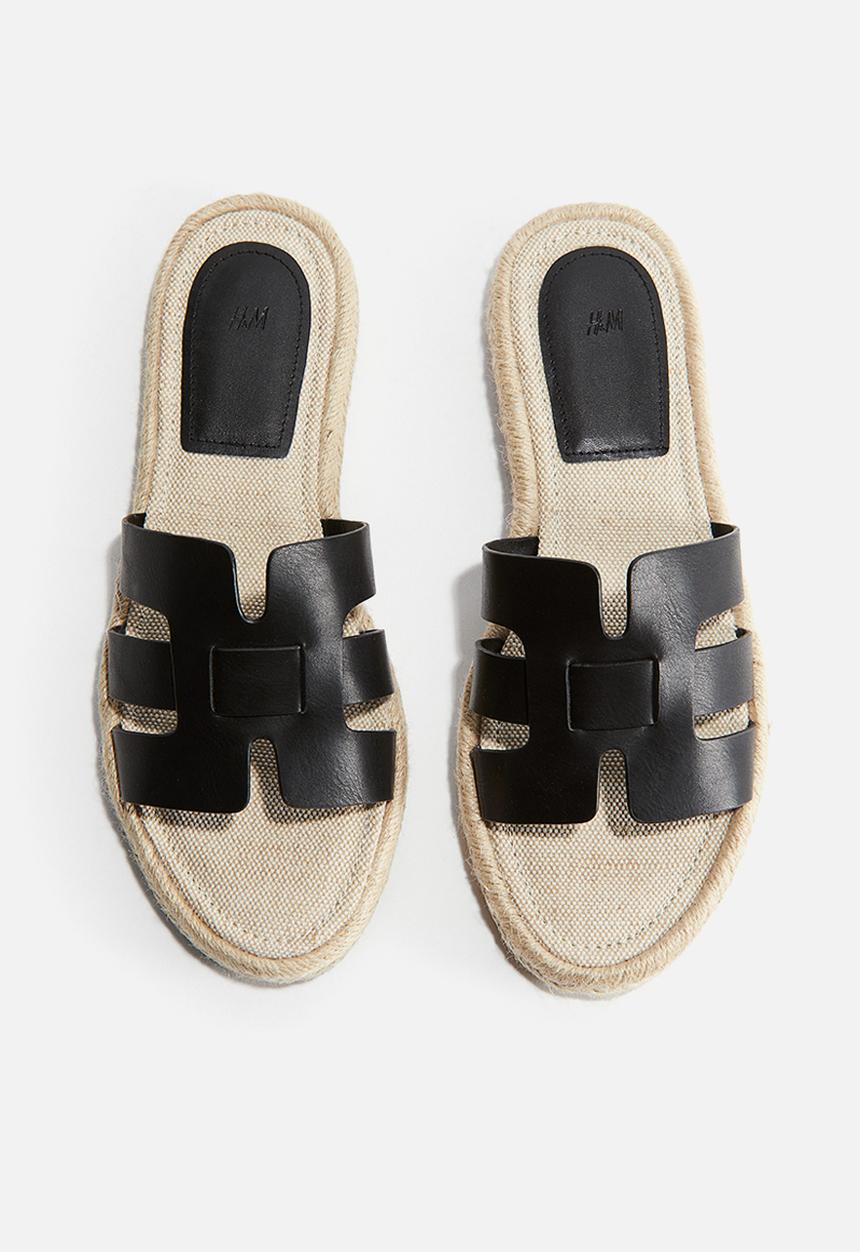 H&M - Espadrille sandals - black