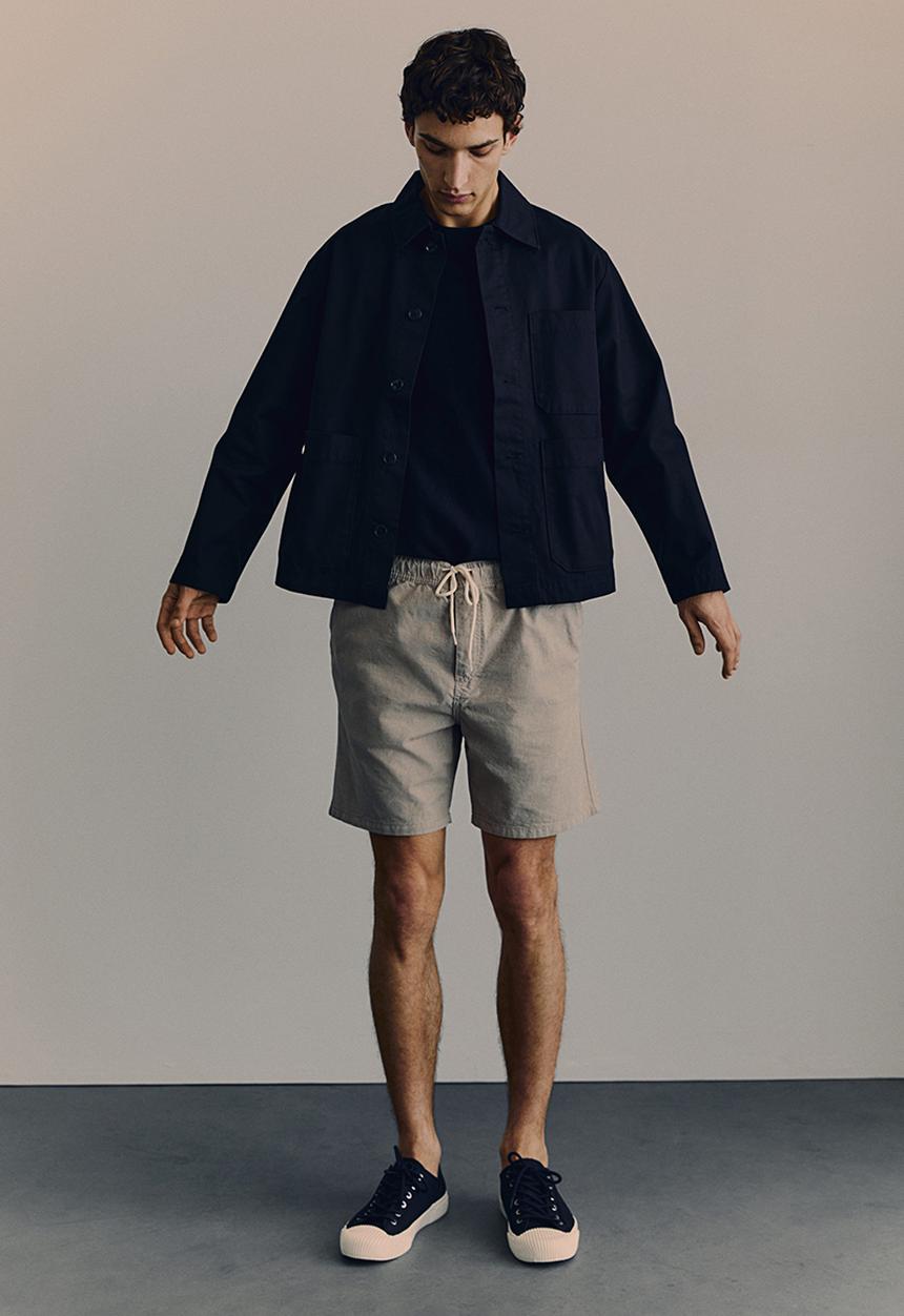 H&M - Regular fit cotton shorts - beige