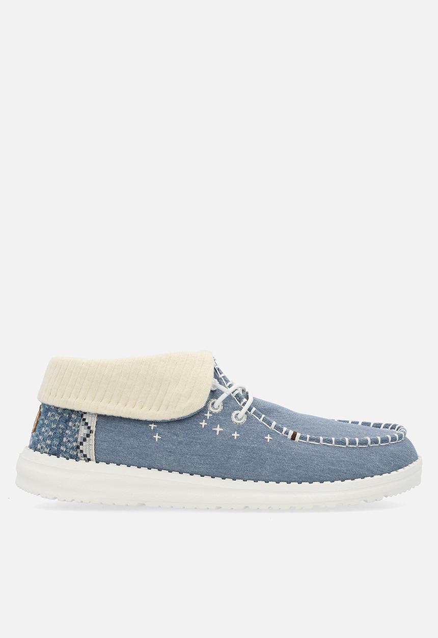 Hey Dude - Wendy Fold Boho Slip-On - Blue