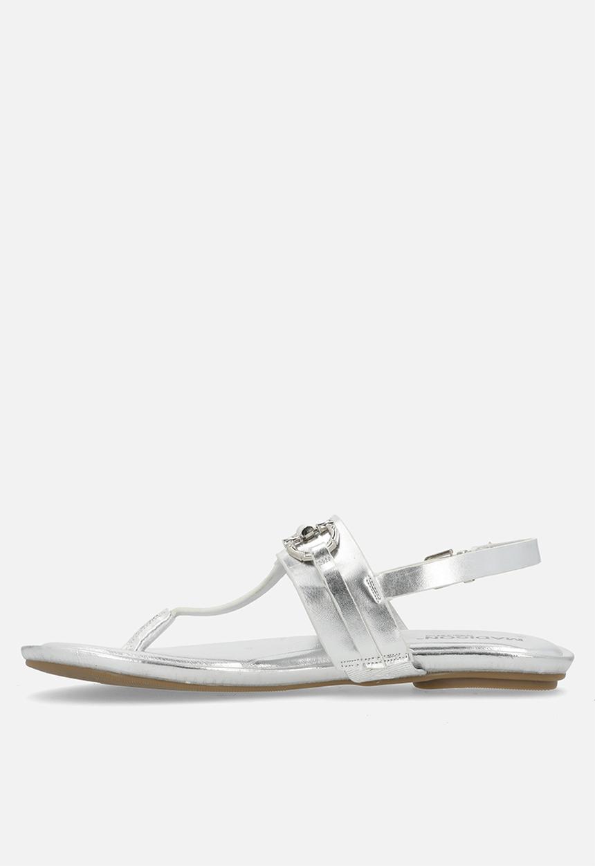 Madison® - Jayzee ankle strap sandal - silver