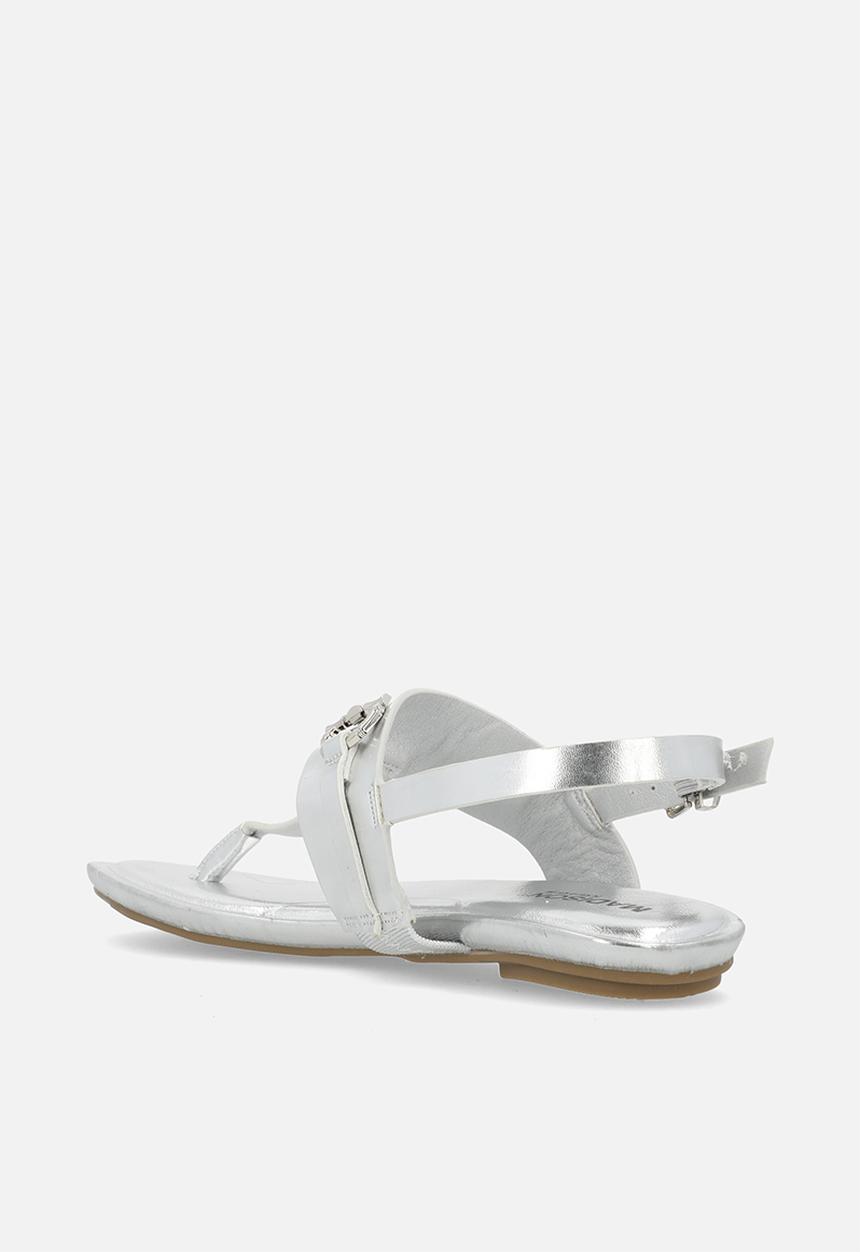 Madison® - Jayzee ankle strap sandal - silver