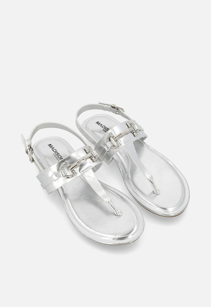 Madison® - Jayzee ankle strap sandal - silver