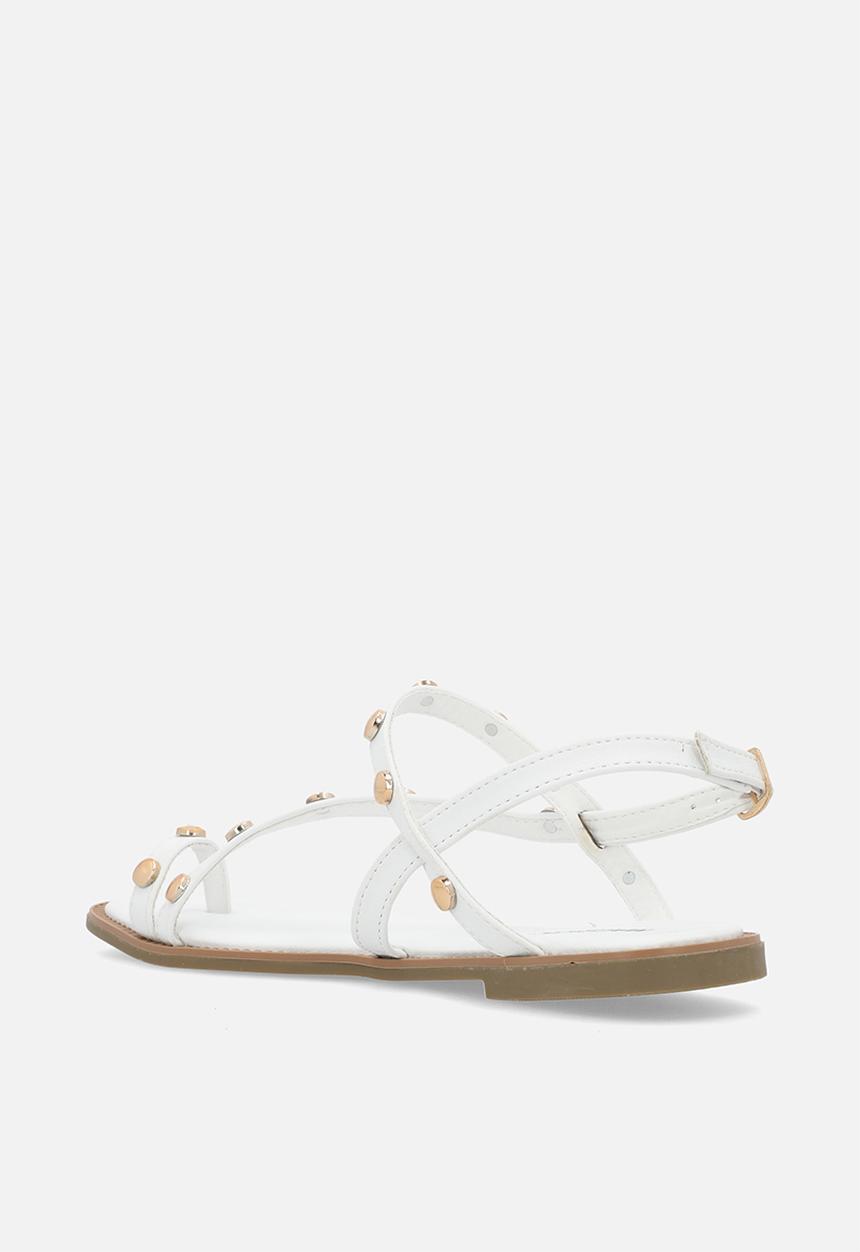 Madison® - Jay ankle strap sandal - white