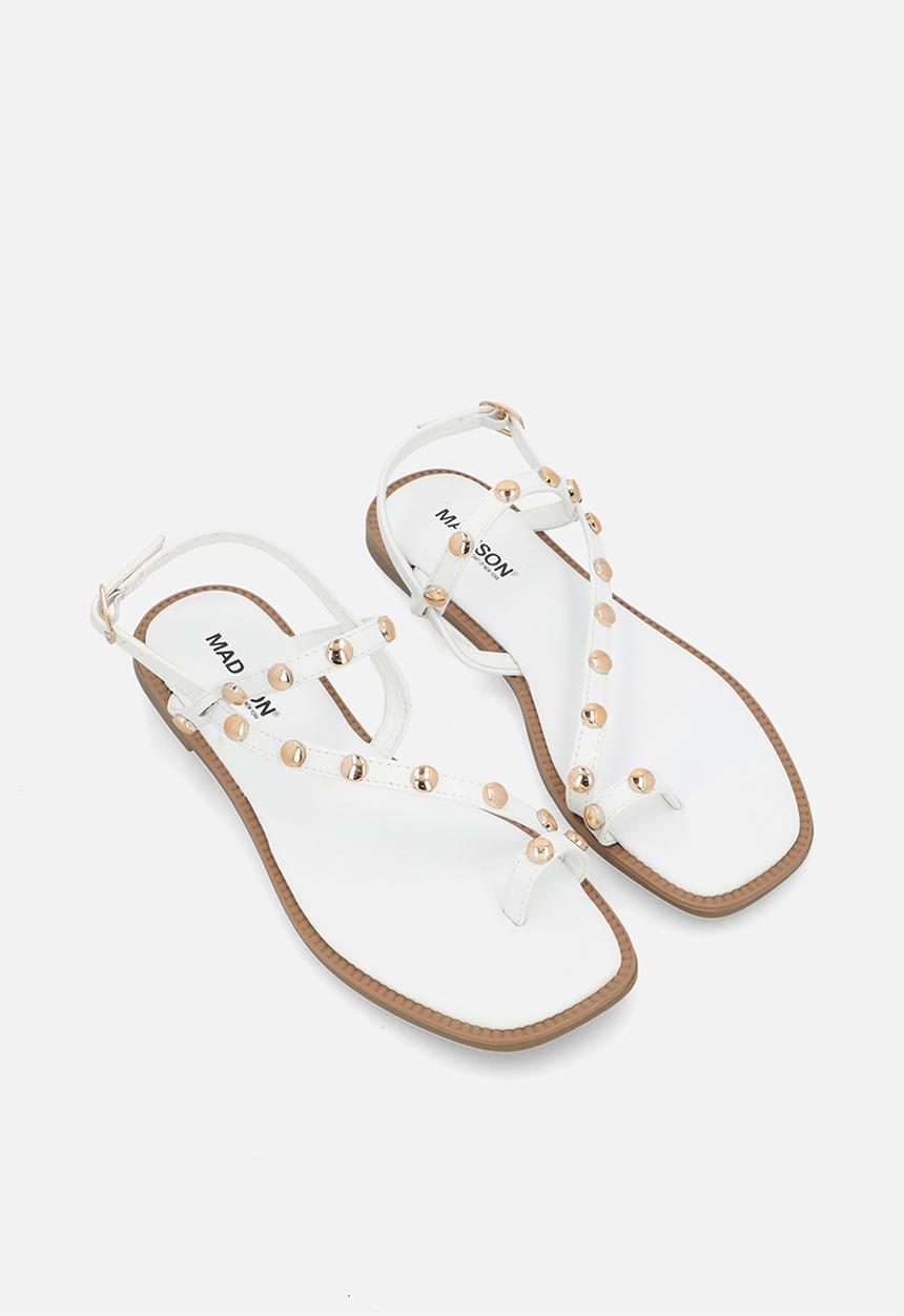 Madison® - Jay ankle strap sandal - white