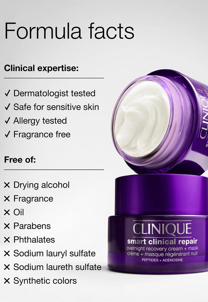 Clinique - Smart Clinical Repair Overnight Recovery Cream + Mask