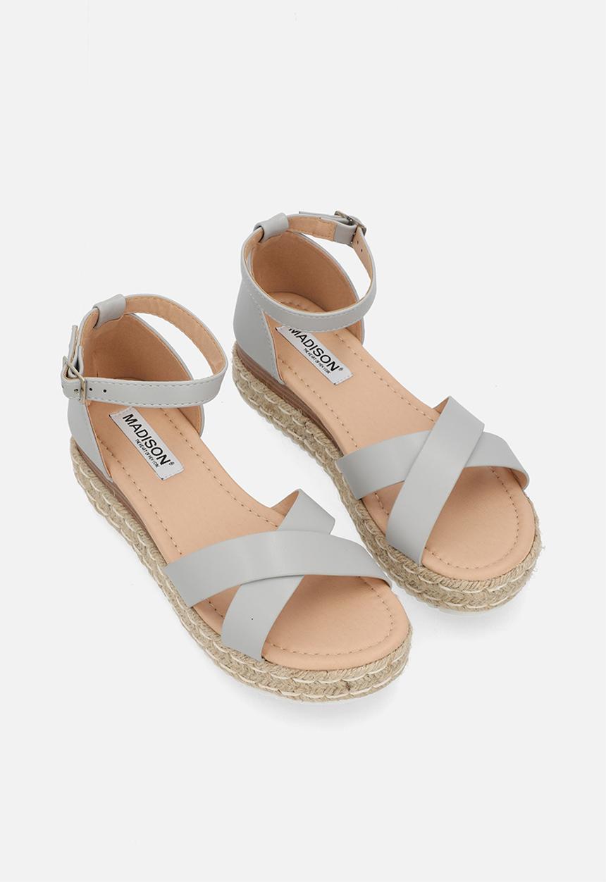 Madison® - London espadrille sandal - grey