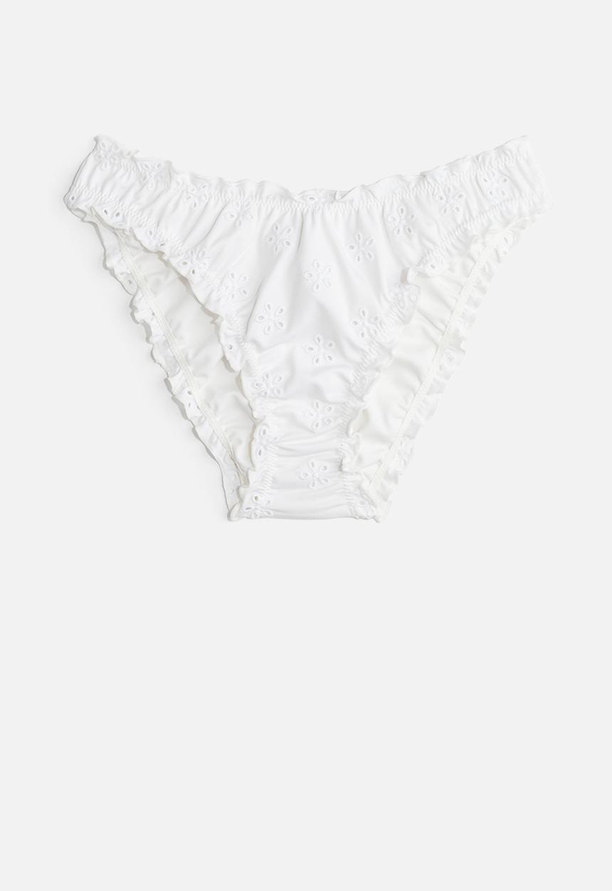 H&M - Cheeky bikini bottoms - white