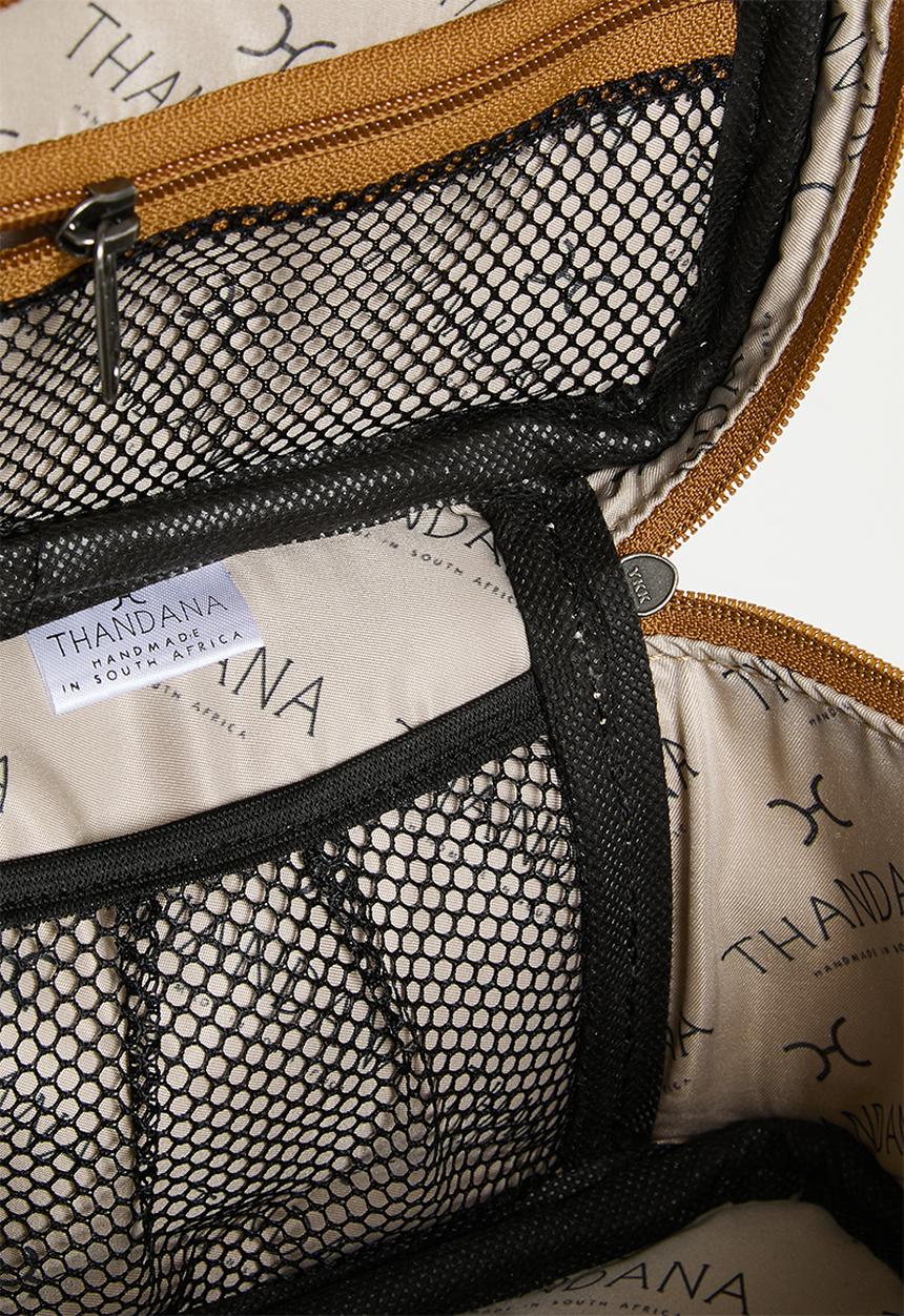 Thandana - Travel MAXI Bag Set Laminated Fabric - Geo Sand