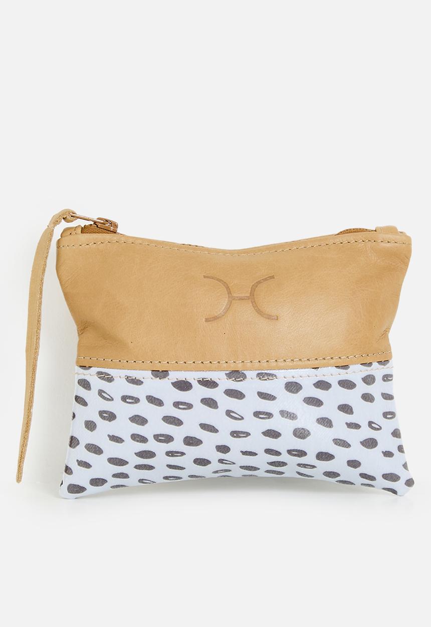 Thandana - Travel pouch Laminated Fabric - Seed White