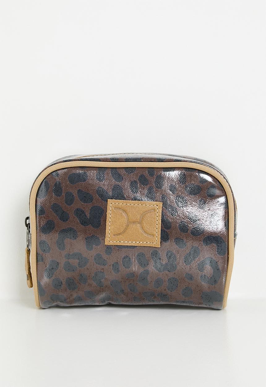 Thandana - Travel MAXI Bag Set Laminated Fabric - Coffee Black