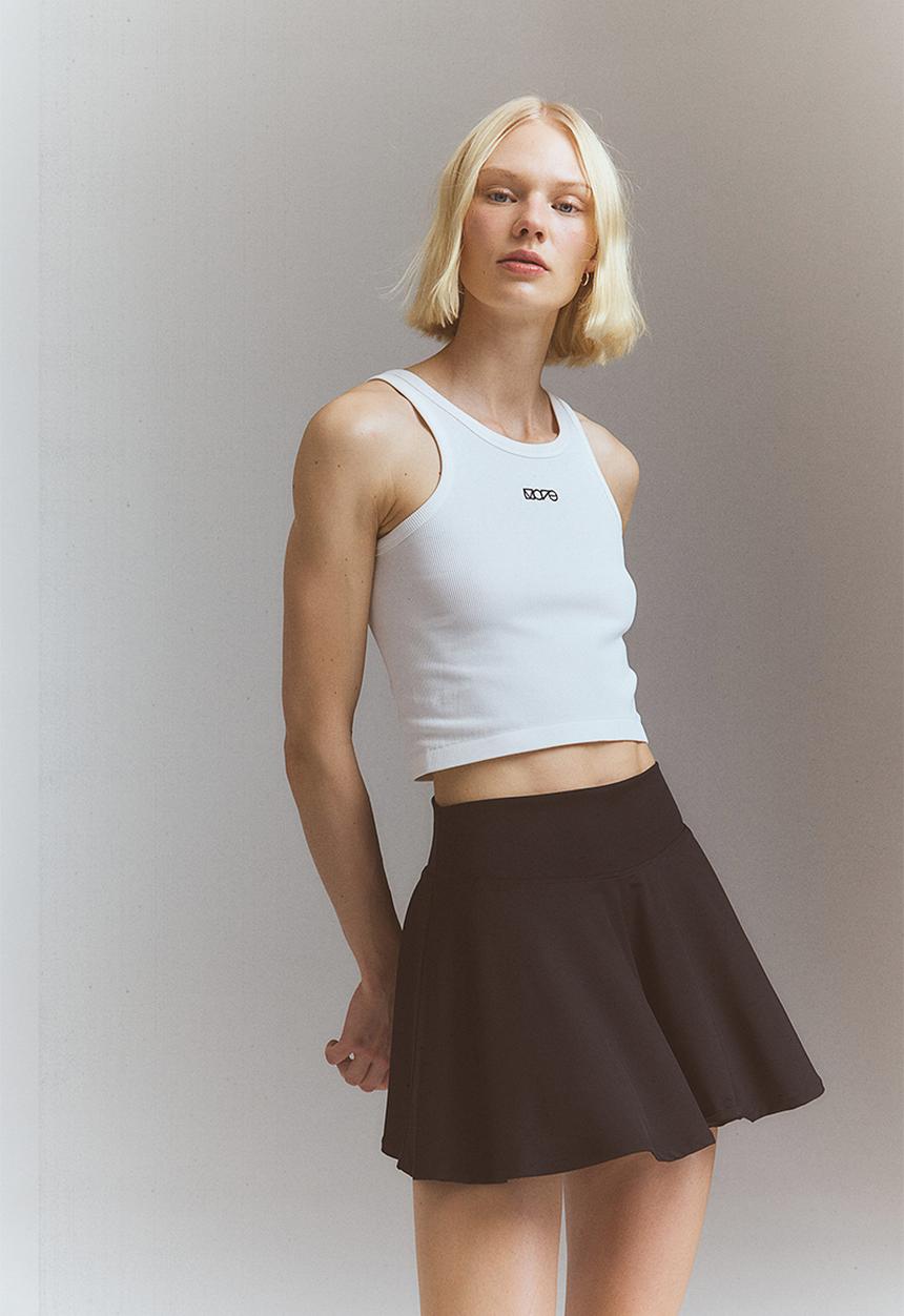 H&M - Drymove™ circle-cut tennis skirt - black