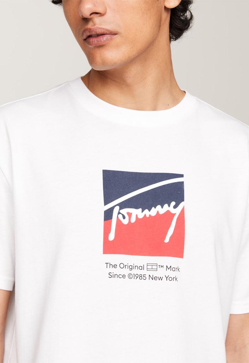 Tommy Hilfiger - TJM Reg Rwb Dna Tee - White