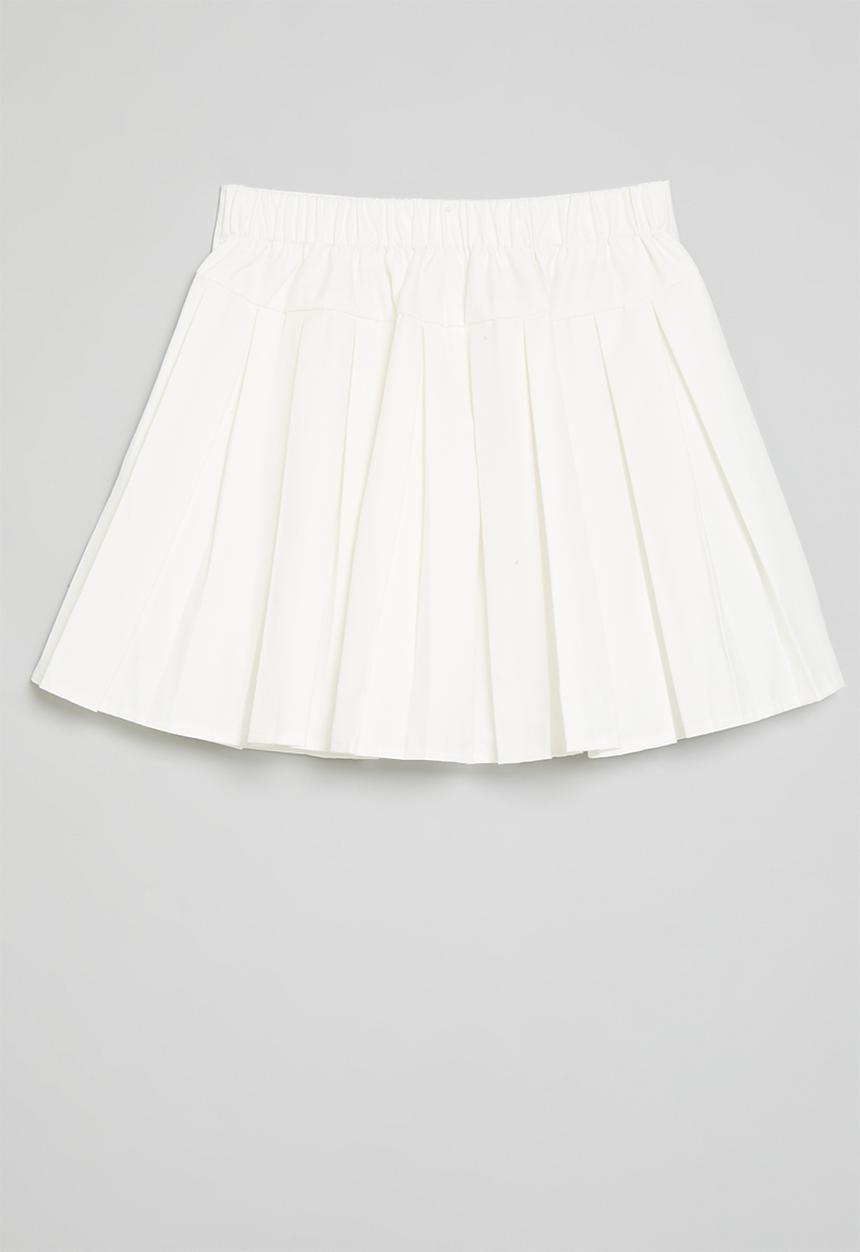 Pop Candy - Pleated skirt - white