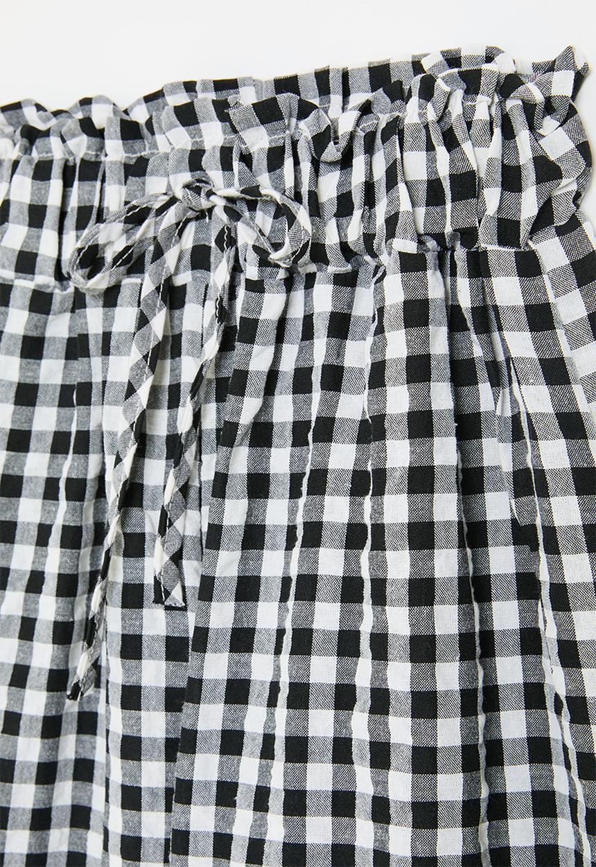 Pop Candy - Gingham pants-black & white