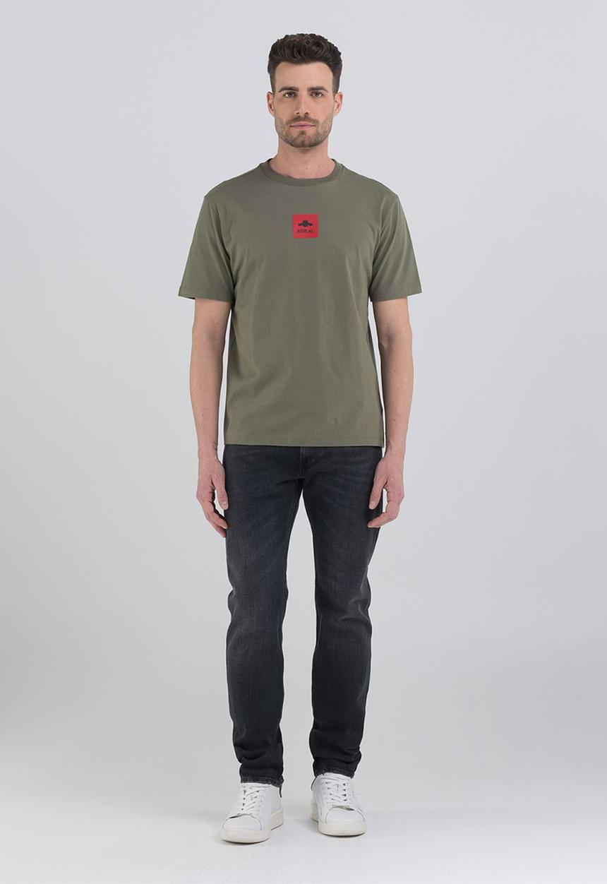 Replay - T-Shirt Regular - Light Military...