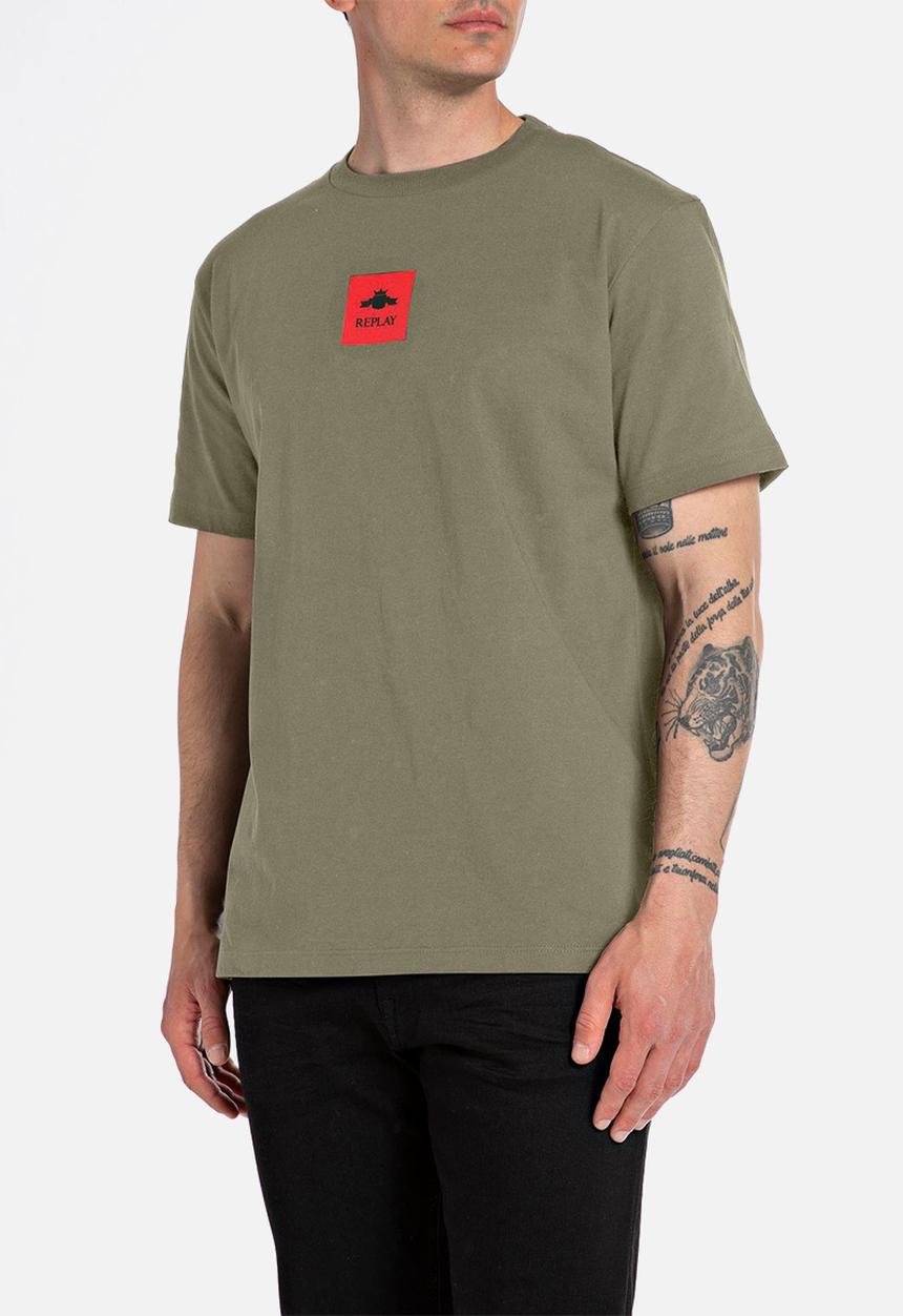 Replay - T-Shirt Regular - Light Military...