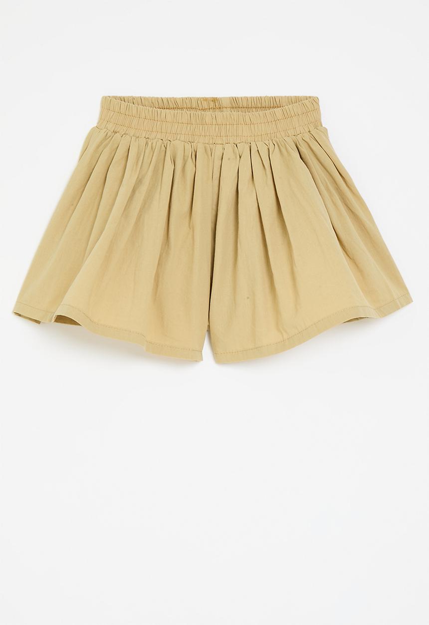Pop Candy - Flared shorts-beige