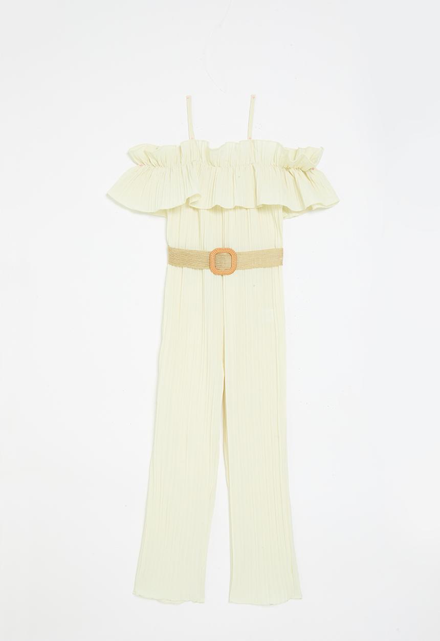 Pop Candy - Off the shoulder jumpsuit - cream