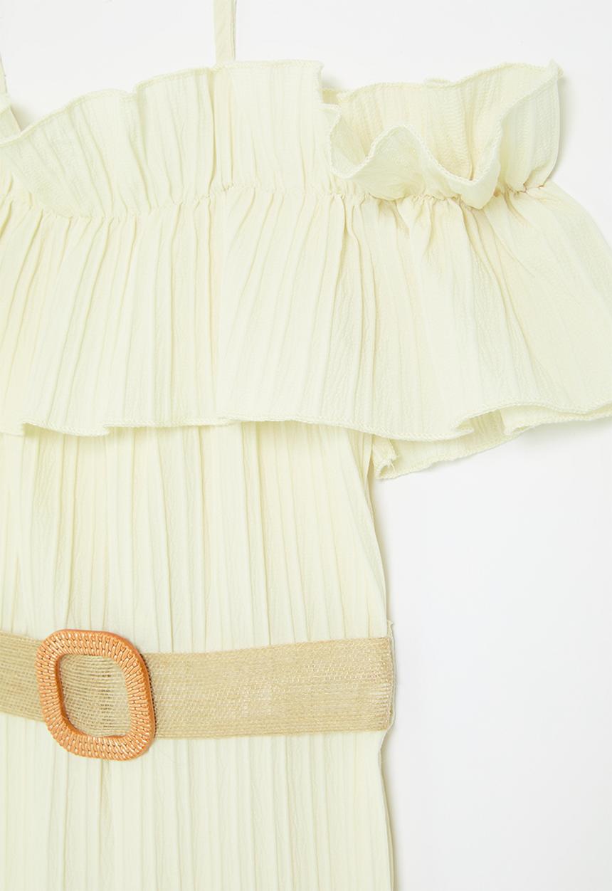 Pop Candy - Off the shoulder jumpsuit - cream