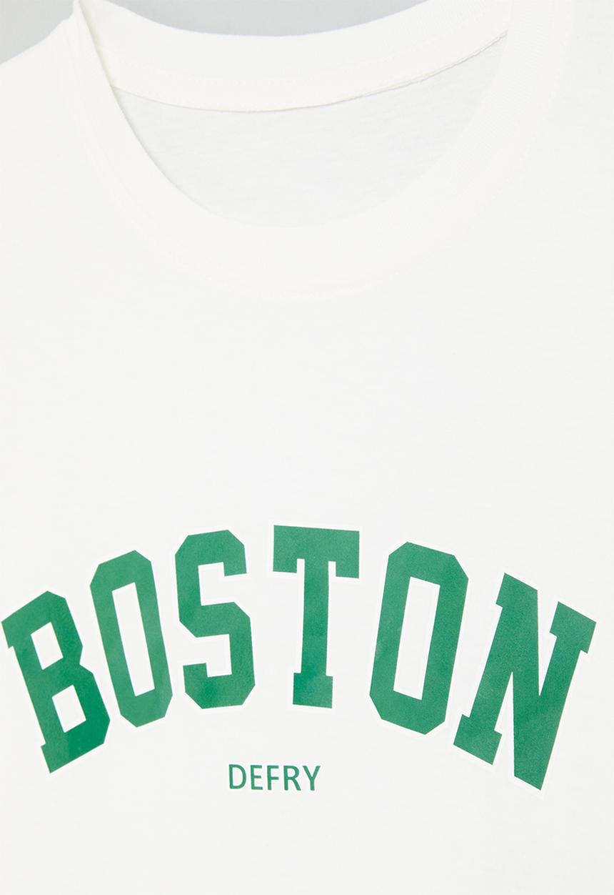 Pop Candy - Boston crew tee - white