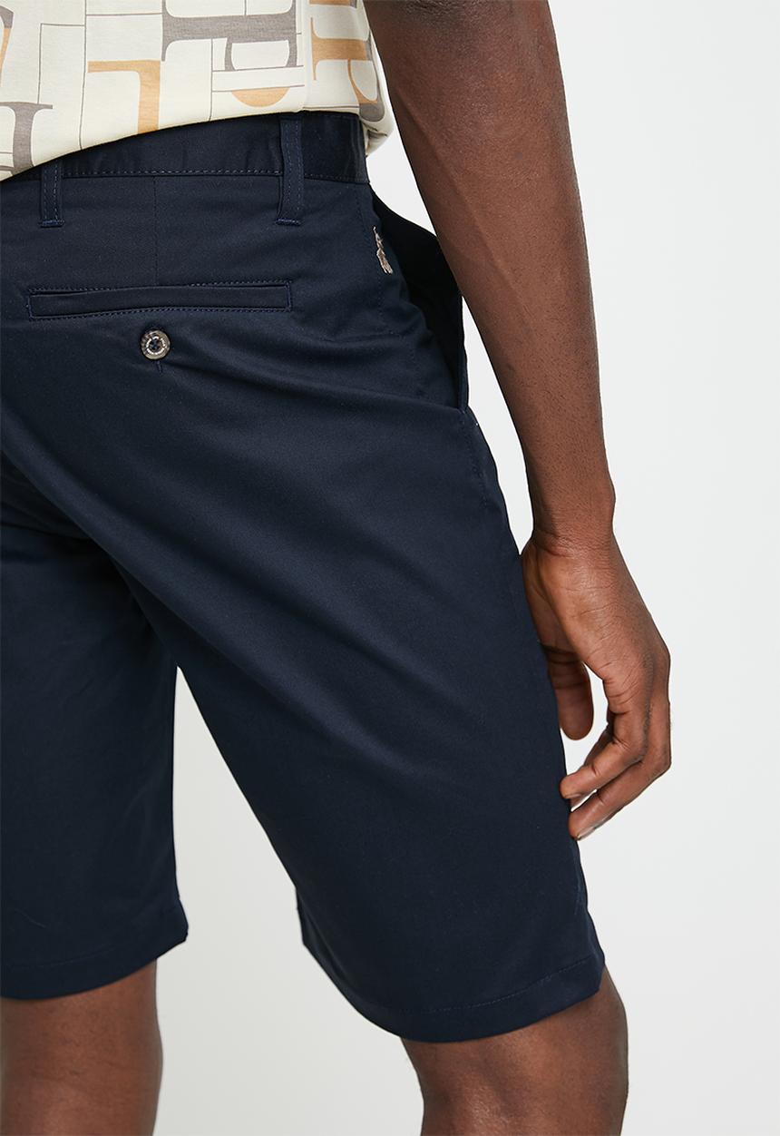 POLO - Ezra Essential Chino Short - Navy
