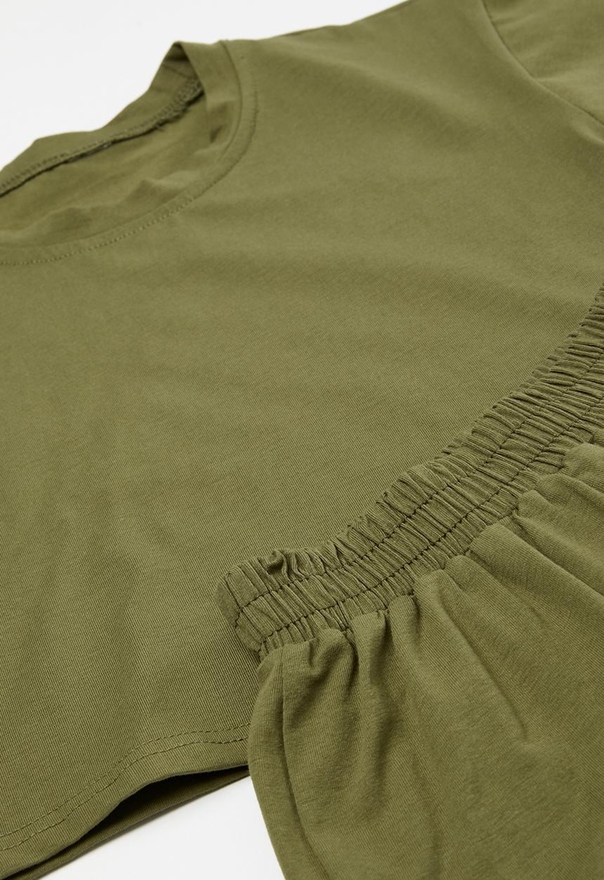 Pop Candy - Tee & short set - green