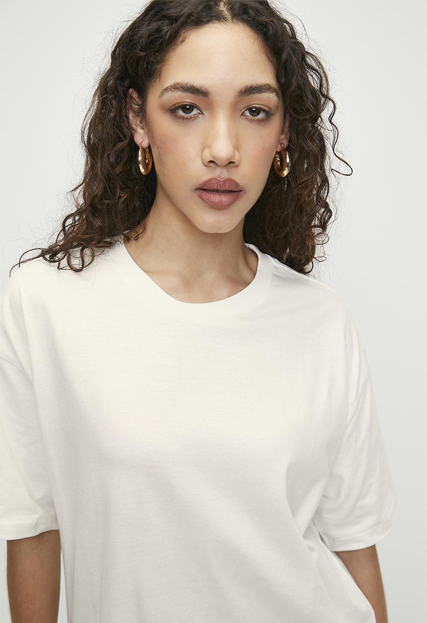Superbalist - Plain oversized tee - ecru