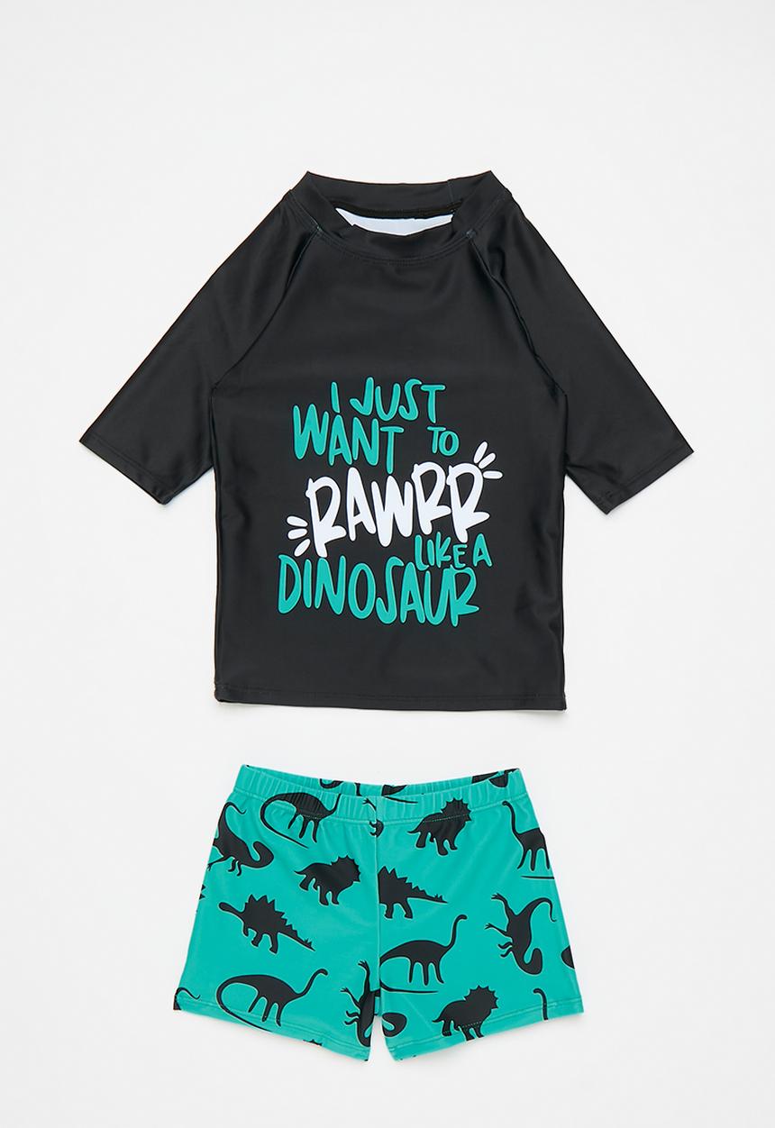 Pop Candy - 2 Piece swimset - blue & black
