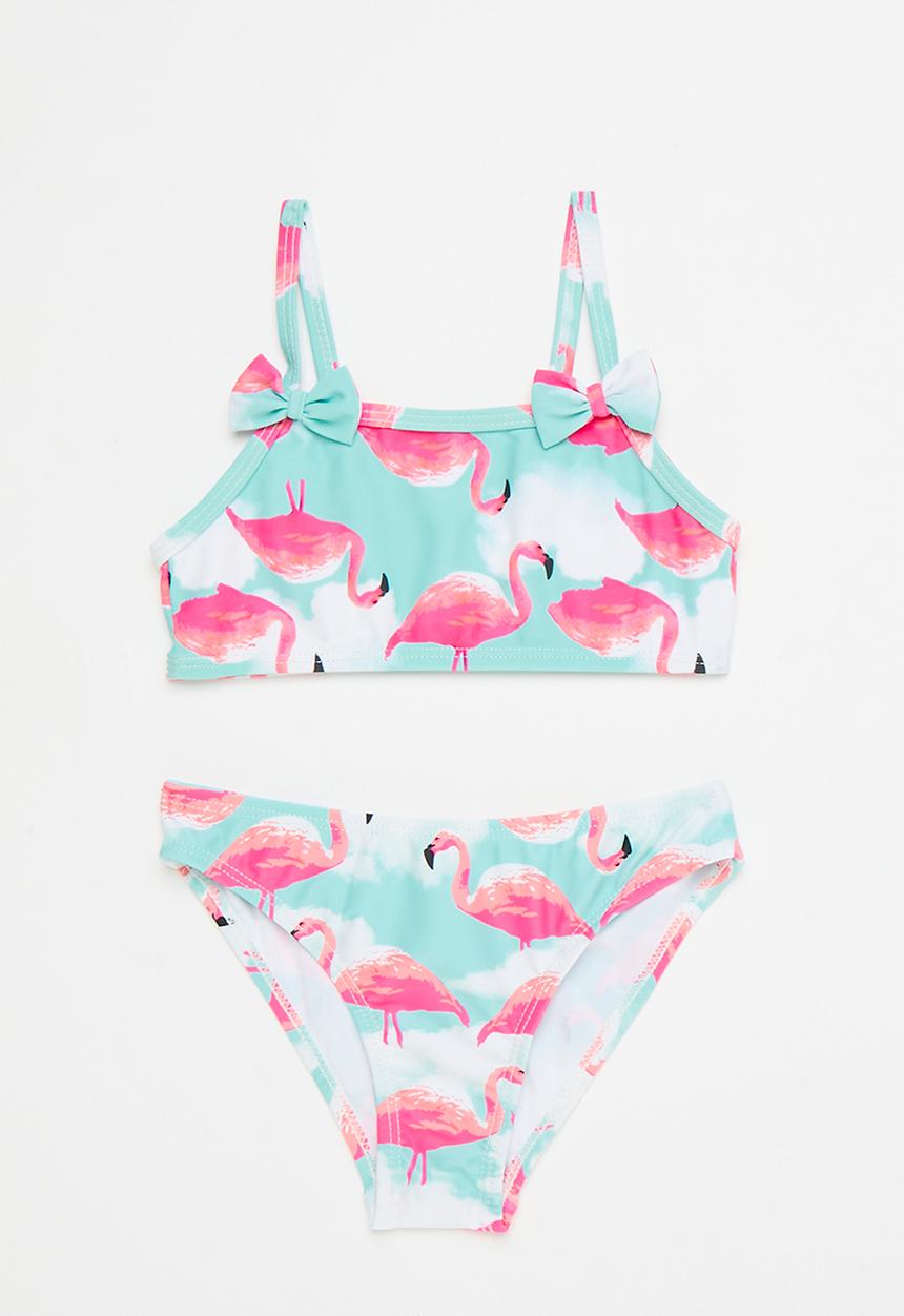 Pop Candy - Flamingo print bikini set - multi