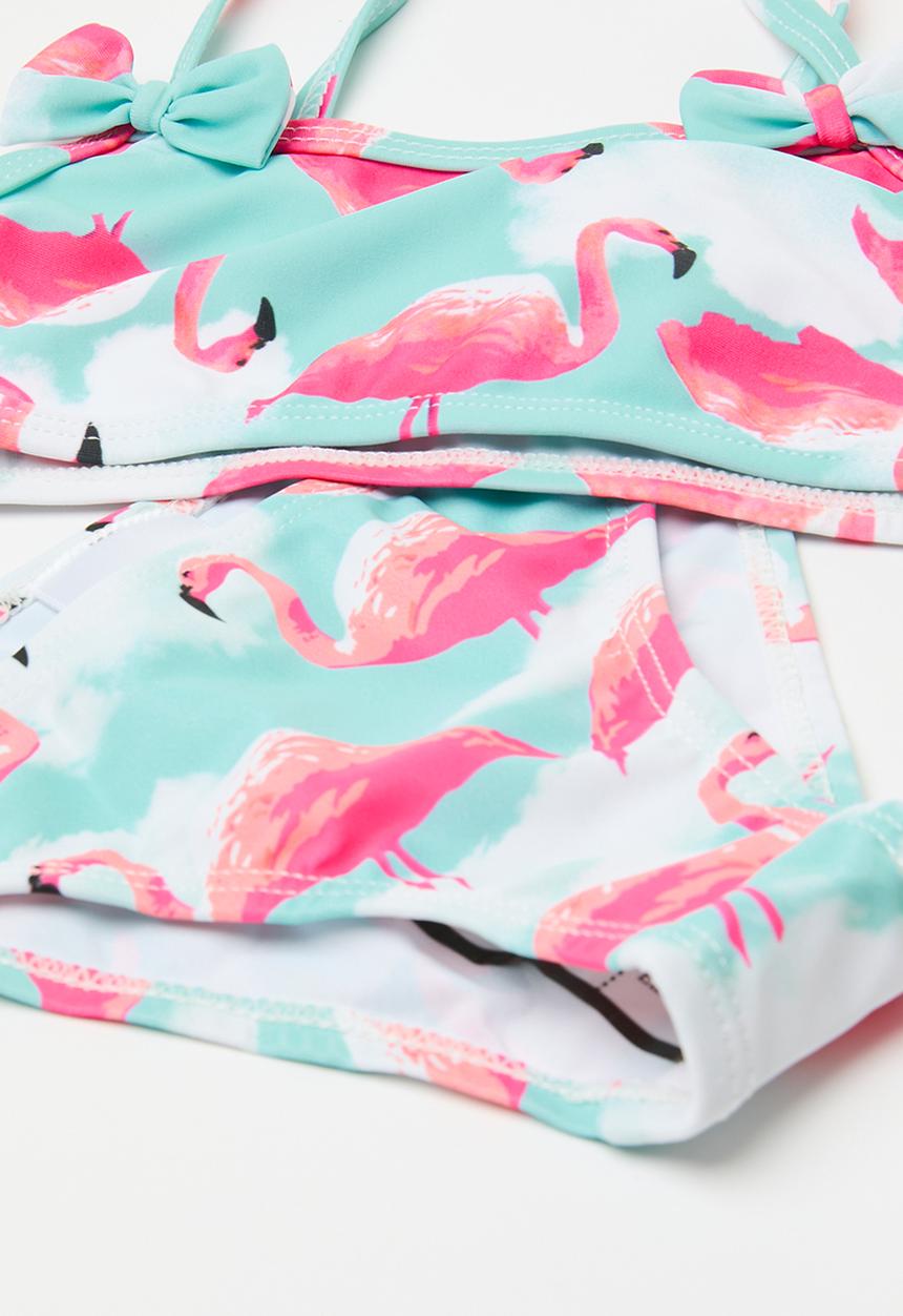 Pop Candy - Flamingo print bikini set - multi