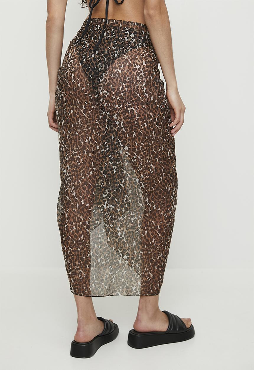 Cotton On - Body Laguna Sarong - Textured Leopard