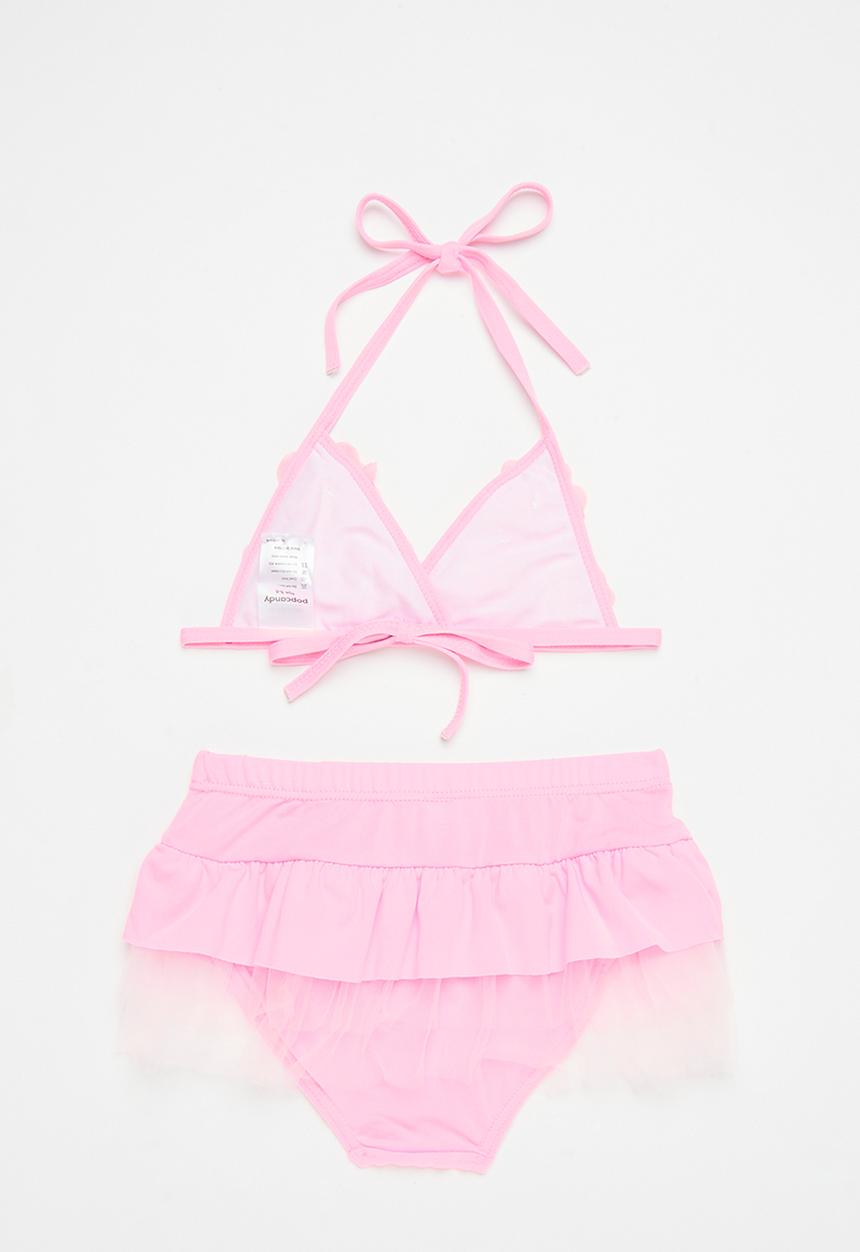 Pop Candy - Floral décor bikini set - pink