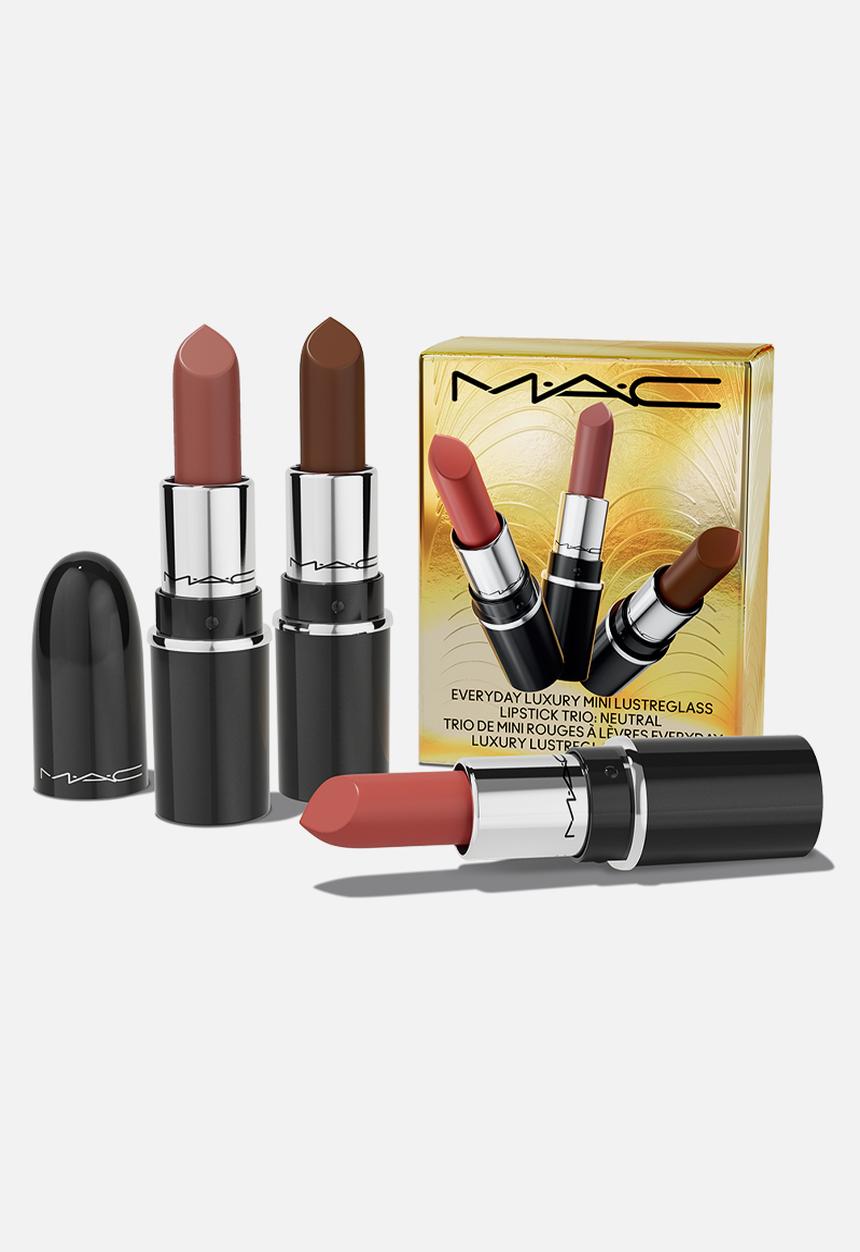 MAC - Everyday Luxury Mini Lustreglass Lipstick Trio - Neutral