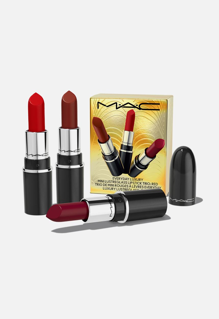 MAC - Everyday Luxury Mini Lustreglass Lipstick Trio - Red