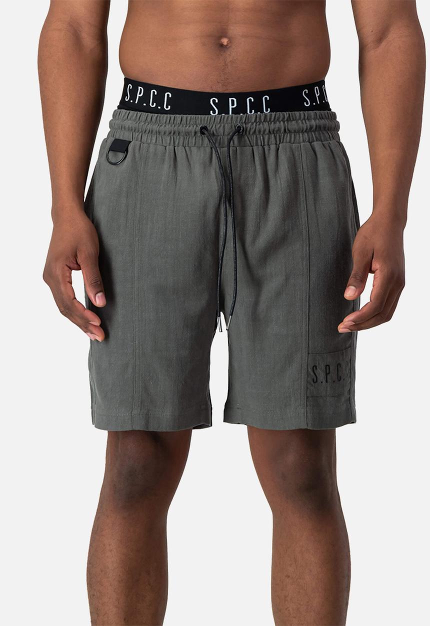 S.P.C.C - Linus woven short  - dark fatigue