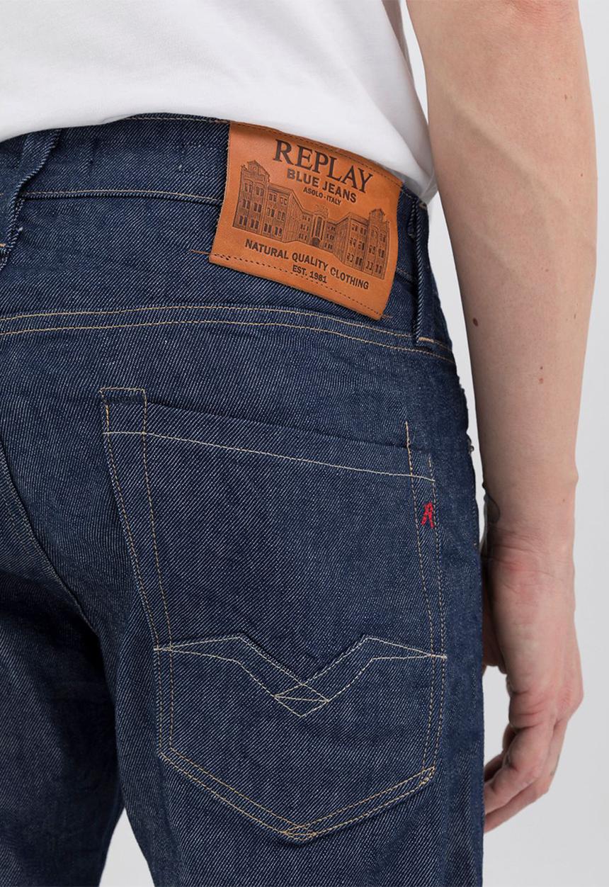 Replay - Waitom pantalone regular - dark blue
