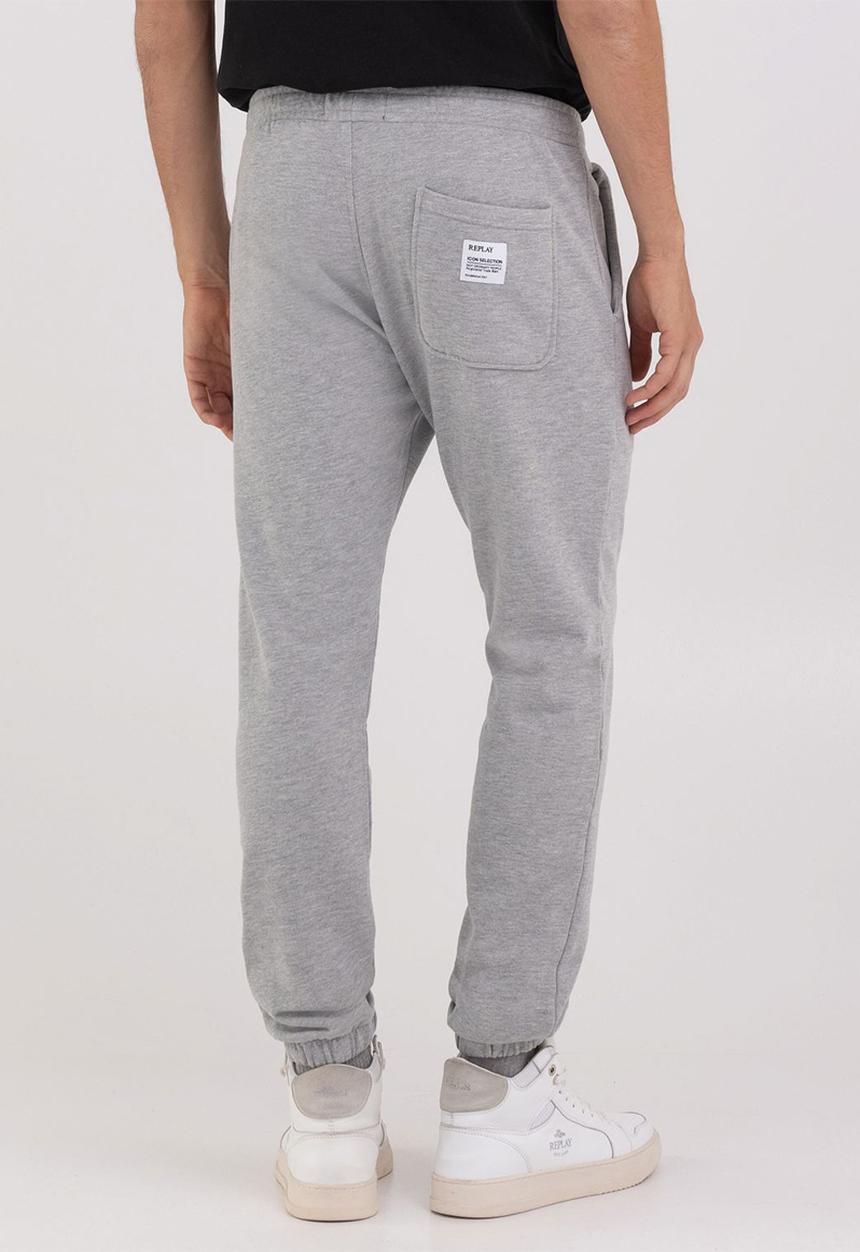 Replay - Pantalone regular - light grey melange
