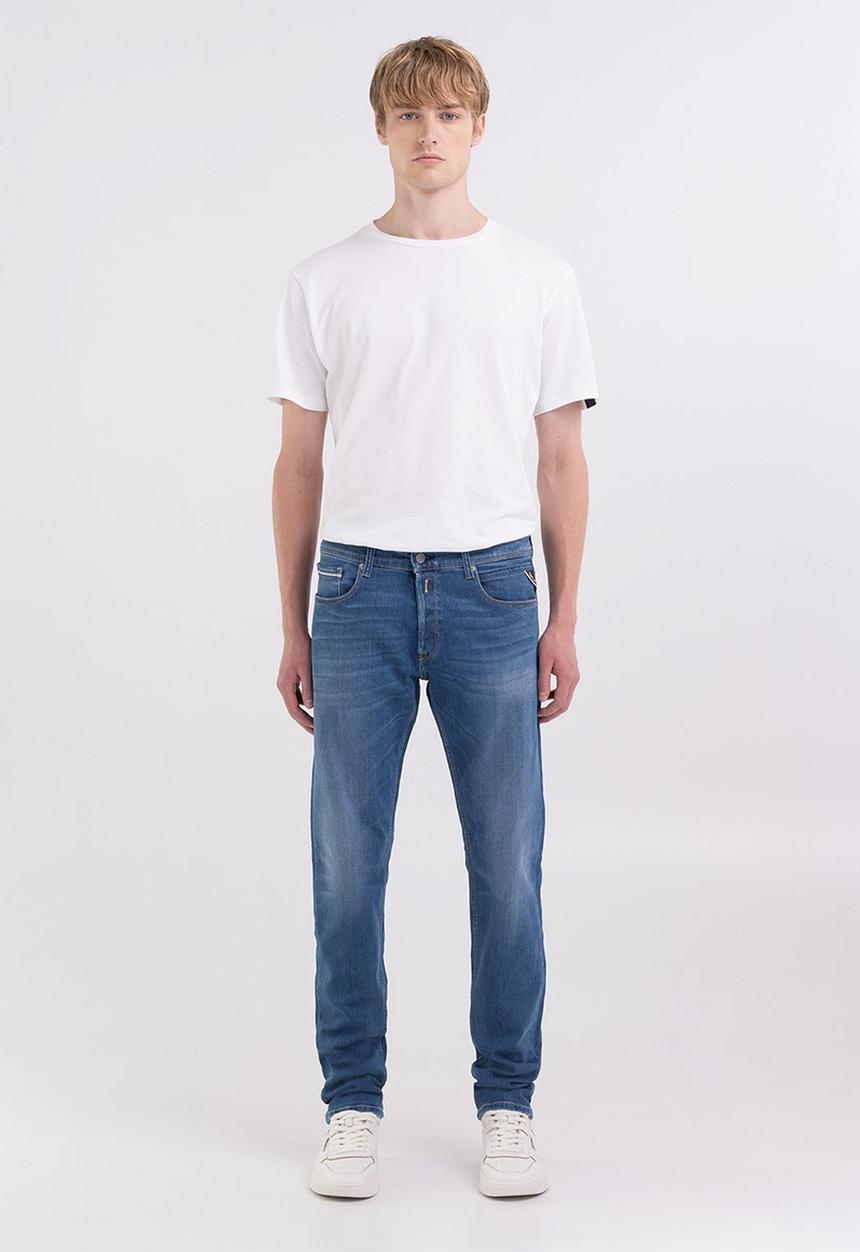 Replay - Grover pantalone straight - dark blue
