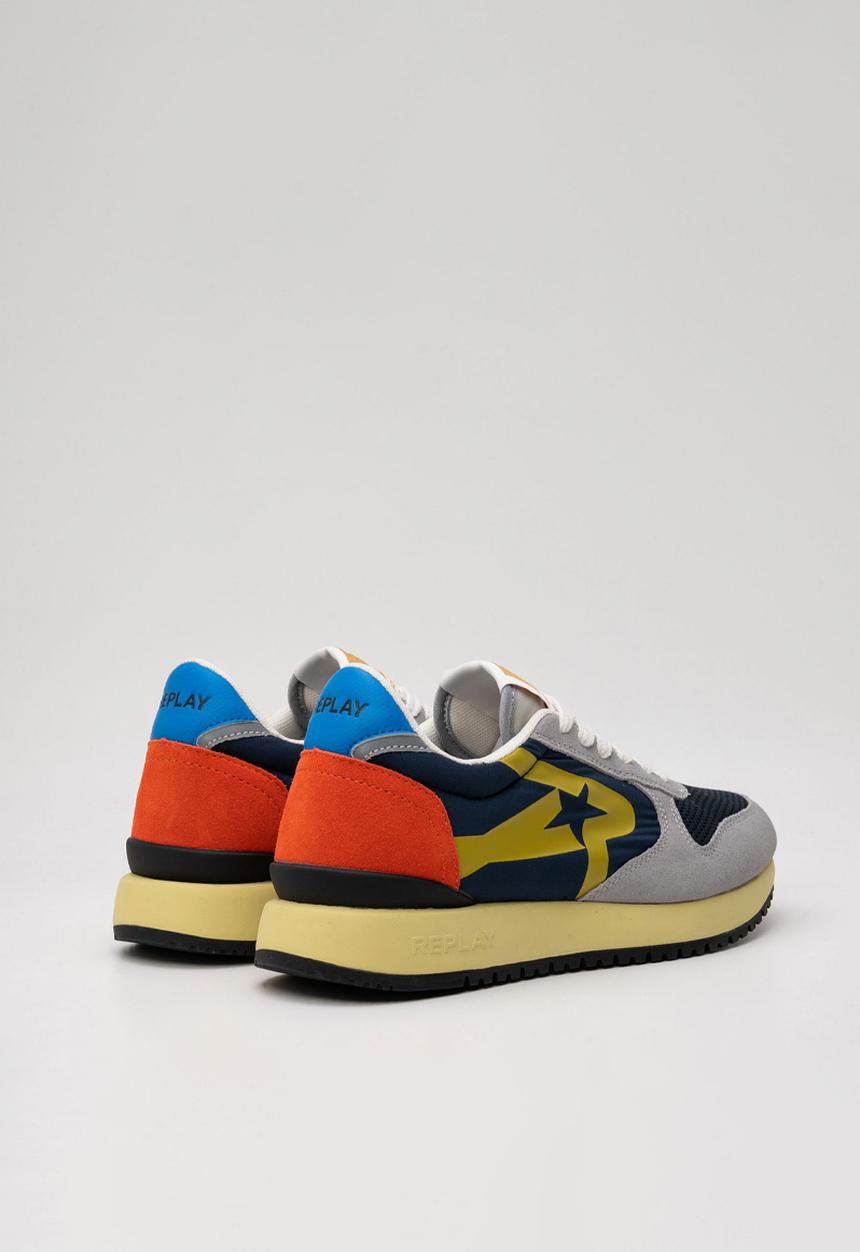 Replay - Fiber m vintage - grey navy