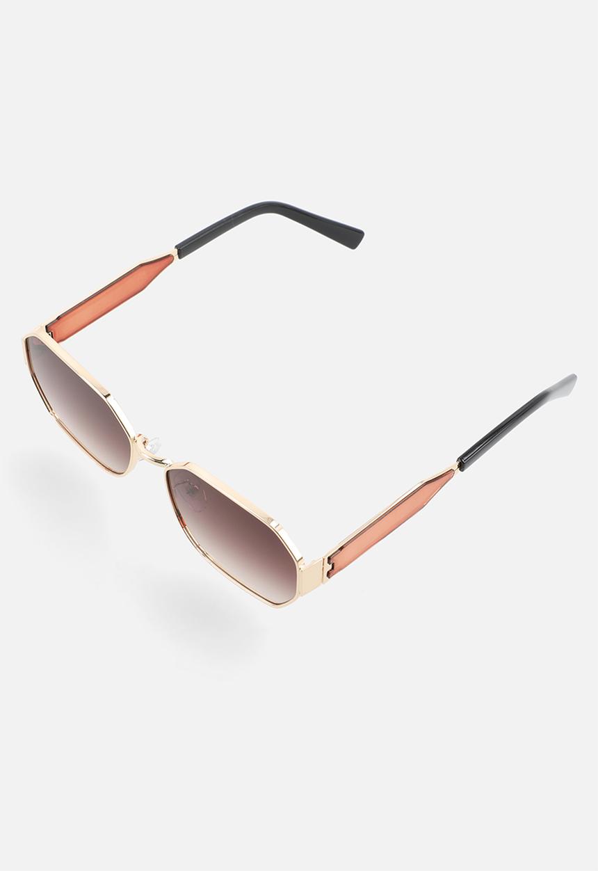 Superbalist - Maisie square sunglasses - gold