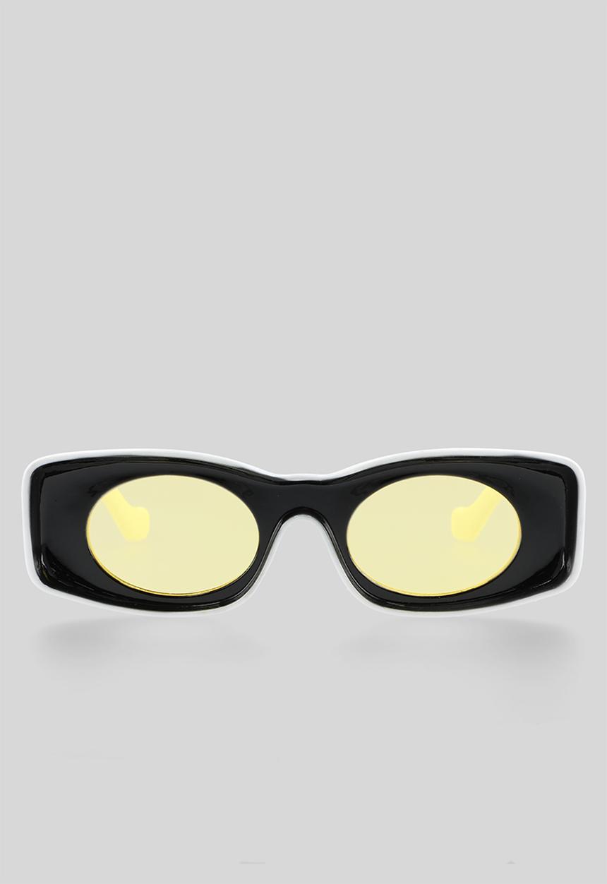 Superbalist - Giselle oval sunglasses - white